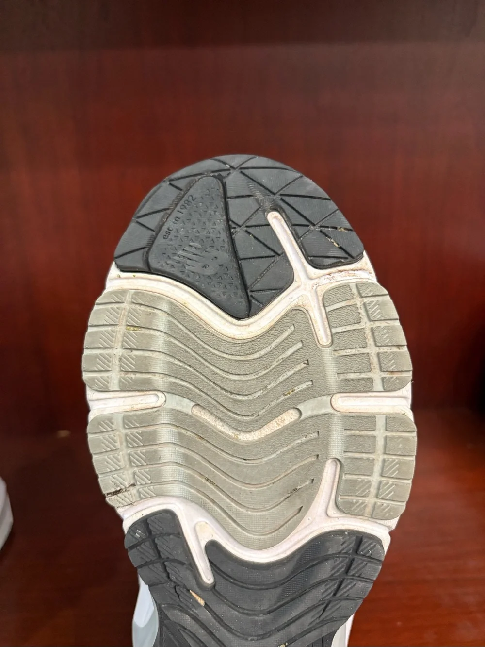 New Balance Gray and White Men's Sneakers
